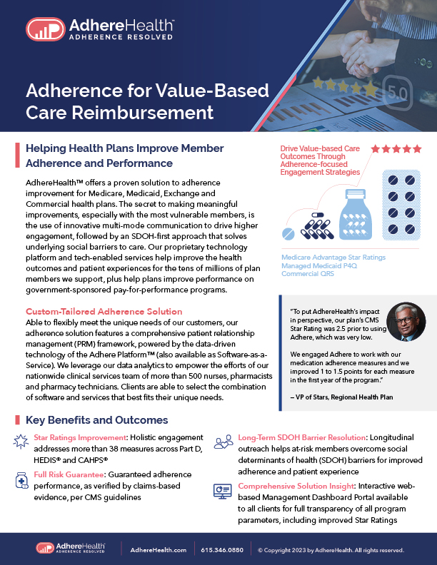 AH - Adherence for Value-Based - Cover