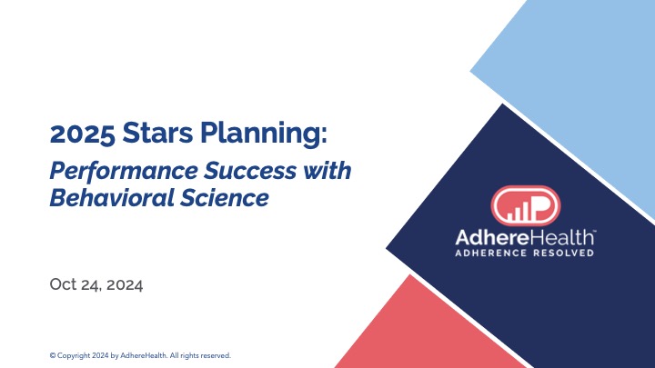 AdhereHealth Webinar 2025 Stars and Behavioral Science